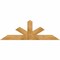 Ekena Millwork Saratoga Rough Sawn Timber Gable Bracket, Western Red Cedar, 72"W x 24"H x 4"D x 6"F, 8/12 Pitch GBW072X24X0406SAR00RWR - alternate 1
